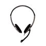 V7 HA212-2EP hoofdtelefoon/headset Bedraad Hoofdband Oproepen/muziek Zwart, Zilver (HA212-2EP) thumbnail