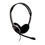V7 HA212-2EP hoofdtelefoon/headset Bedraad Hoofdband Oproepen/muziek Zwart, Zilver (HA212-2EP) thumbnail