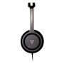 V7 HA310-2EP hoofdtelefoon/headset Hoofdtelefoons Bedraad Hoofdband Muziek Zwart, Zilver (HA310-2EP) thumbnail