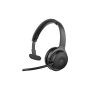 V7 HB605M hoofdtelefoon/headset Draadloos Handheld Kantoor/callcenter USB Type-C Bluetooth Zwart, Grijs (HB605M) thumbnail