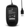 V7 MU200-1E muis Ambidextrous USB Type-A Optisch 1600 DPI (MU200-1E) thumbnail