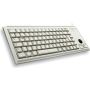 Cherry Slim Line G84-4400 - Tastatur - USB - 83 Tasten - Trackball - Hellgrau - US-Layout (G84-4400 LUBUS-0) thumbnail