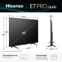Hisense 65E77Q PRO 165,1 cm (65") 4K Ultra HD Smart TV Wifi Zwart (20015825) thumbnail
