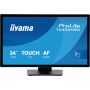 iiyama ProLite T2452MSC-B2 computer monitor 61 cm (24") 1920 x 1080 Pixels Full HD Touchscreen Zwart (T2452MSC-B2) thumbnail
