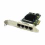 Intel I350-T4 Quad Port Gigabit Ethernet Adapter (I350-T4-HP) thumbnail