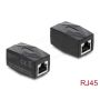 Delock Adapter RJ45 Bus > Bus Cat.6 geschermd zwart (90838) thumbnail