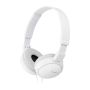 Sony MDR-ZX110 White On-Ear Headphones for a Clear and Balanced Audio Experience thumbnail