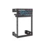 StarTech.com 2 Post 15U Heavy-Duty Wandmonteerbare Server Rack, 19" Open Frame Netwerk Rack, 30cm Diep, Data Rack voor IT/AV/Patchpaneel/Computer Apparatuur, Incl Kooimoeren en Schroeven (RK15WALLO) thumbnail