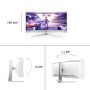 Philips 34M2C8600/00 computer monitor 86,4 cm (34") 3440 x 1440 Pixels Wide Quad HD OLED Wit (34M2C8600/00) thumbnail