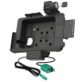 ZEBRA RAM Power + dual USB locking-cradle for ET40 /45 10 with exoskeleton. (3PTYRAMHOLZE21PD2KLU) (3PTYRAMHOLZE21PD2KLU) thumbnail