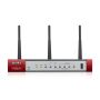 Zyxel USG20W-VPN-EU0101F draadloze router Gigabit Ethernet Dual-band (2.4 GHz / 5 GHz) Grijs, Rood (USG20W-VPN-EU0101F) thumbnail