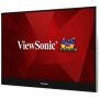 Viewsonic TD1655 computer monitor 39,6 cm (15.6") 1920 x 1080 Pixels Full HD LED Touchscreen Multi-gebruiker Zwart, Zilver (TD1655) thumbnail