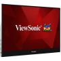 Viewsonic TD1655 computer monitor 39,6 cm (15.6") 1920 x 1080 Pixels Full HD LED Touchscreen Multi-gebruiker Zwart, Zilver (TD1655) thumbnail