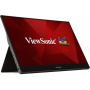 Viewsonic TD1655 computer monitor 39,6 cm (15.6") 1920 x 1080 Pixels Full HD LED Touchscreen Multi-gebruiker Zwart, Zilver (TD1655) thumbnail