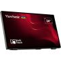 Viewsonic TD2465 beeldkrant Interactief flatscreen 61 cm (24") LED 250 cd/m² Full HD Zwart Touchscreen (TD2465) thumbnail