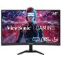 Viewsonic VX Series VX2418C computer monitor 61 cm (24") 1920 x 1080 Pixels LCD Zwart (VX2418C) thumbnail