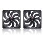 Noctua 140mm Noctua NF-A14x25 G2 PWM Sx2-PP chromax.black (NF-A14X25 G2 PWM SX2-PP CHROMAX.BLACK) thumbnail