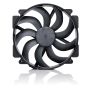Noctua 140mm Noctua NF-A14x25r G2 PWM Sx2-PP chromax.black (schwarz, 140 mm) (NF-A14X25R G2 PWM SX2-PP CHROMAX.BLACK) thumbnail