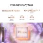 ASUS V500 Mini Tower VM501MH-0R5220063W AMD Ryzen™ 5 220 16 GB DDR5-SDRAM 512 GB SSD Windows 11 Home PC Zwart (90PF0641-M007U0) thumbnail
