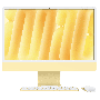 APPLE iMac Z1E3 59,62cm 23,5Zoll Standardglas M4 8C CPU/8C GPU/16C N.E. 16GB 256GB SSD Ohne Eth MM MaKey DE Gelb (Z1E3D/A) (Z1E3D/A) thumbnail
