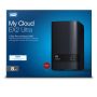 Western Digital My Cloud EX2 Ultra 3.5 Inch 2 bay My Cloud EX2 Ultra NAS, 8TB, Zwart (WDBVBZ0080JCH-EESN) thumbnail