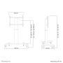 Neomounts PLASMA-M2250BLACK TV trolley 42-100" - gemotoriseerd (PLASMA-M2250BLACK) thumbnail