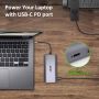Acer HP.DSCAB.009 notebook dock & poortreplicator Bedraad USB 3.2 Gen 1 (3.1 Gen 1) Type-C Zilver (HP.DSCAB.009) thumbnail