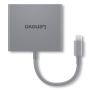 Lenovo GX91R64790 laptop dock & poortreplicator Bedraad USB 3.2 Gen 1 (3.1 Gen 1) Type-C Grijs (GX91R64790) thumbnail