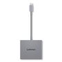 Lenovo GX91R64790 laptop dock & poortreplicator Bedraad USB 3.2 Gen 1 (3.1 Gen 1) Type-C Grijs (GX91R64790) thumbnail