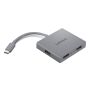 Lenovo GX91R64790 laptop dock & poortreplicator Bedraad USB 3.2 Gen 1 (3.1 Gen 1) Type-C Grijs (GX91R64790) thumbnail