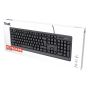 Trust 24639 toetsenbord Kantoor USB Nee Amerikaans Engels Zwart (24639) thumbnail