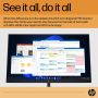 HPI E24 G5 FHD Monitor 60.5 Cm 23.8 Inches 1920 X 1080 Pixels 5 Ms (6N6E9AT) thumbnail