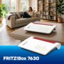 Box FRITZ 7630 EDITION INTERNATIONAL draadloze router 2.5 Gigabit Ethernet Dual-band (2.4 GHz / 5 GHz) Wit, Rood (20003149) thumbnail