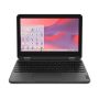 Lenovo 500e Chromebook Gen 4s Intel® N N100 29,5 cm (11.6") Touchscreen HD 8 GB LPDDR5-SDRAM 64 GB eMMC Wi-Fi 6E (802.11ax) ChromeOS Frans Grijs (83L4000KFR) thumbnail