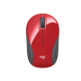 Logitech M187 Optische Draadloze Muis Rood-Wit (910-002732) thumbnail
