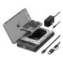 ICY BOX IB-3882MSCL-CU31 HDD-/SSD-behuizing Zwart M.2/2.5"/3.5" (IB-3882MSCL-CU31) thumbnail