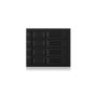 ICY BOX IB-564SAS-12G disk array Zwart (IB-564SAS-12G) thumbnail