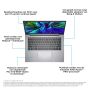 HP ZBook Firefly G10 A AMD Ryzen™ 9 PRO 7940HS Mobiel werkstation 35,6 cm (14") WUXGA 32 GB DDR5-SDRAM 1 TB SSD Wi-Fi 6 (802.11ax) Windows 11 Pro Grijs thumbnail