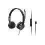 Lenovo 4XD1K18260 hoofdtelefoon/headset Bedraad Hoofdband Muziek/Voor elke dag USB Type-A Zwart (4XD1K18260) thumbnail