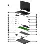 HP Toetsenbord met Backlight IJslands Layout (P19071-DD1) thumbnail