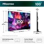 Hisense 100Q7S PRO 2,54 m (100") 4K Ultra HD Smart TV Wifi Zwart (20018894) thumbnail