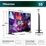 Hisense 55E7S PRO 139,7 cm (55") 4K Ultra HD Smart TV Wifi Zwart (55E7S PRO) thumbnail