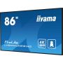 iiyama To Be Updated 2,17 m (85.6") LED Wifi 4K Ultra HD Zwart (LH8654UHS-B1AG) thumbnail