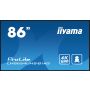 iiyama To Be Updated 2,17 m (85.6") LED Wifi 4K Ultra HD Zwart (LH8654UHS-B1AG) thumbnail