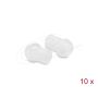 Delock Staubschutz für TOSLINK Stecker Kunststoff 10 Stück transparent (60754) thumbnail