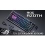 ASUS ROG Azoth toetsenbord Gamen USB + RF Wireless + Bluetooth Wit (90MP031A-BKFA10) thumbnail