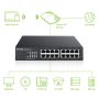 Zyxel GS1100-16 Unmanaged Gigabit Ethernet (10/100/1000) Zwart (GS1100-16-EU0101F) thumbnail