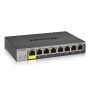NETGEAR GS108T Managed L2 Gigabit Ethernet (10/100/1000) Grijs (GS108T-300PES) thumbnail