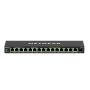 NETGEAR GS316EP Managed Gigabit Ethernet (10/100/1000) Power over Ethernet (PoE) Zwart (GS316EP-100PES) thumbnail