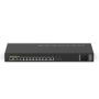 NETGEAR GSM4212UX Managed L2/L3 Gigabit Ethernet (10/100/1000) Power over Ethernet (PoE) 1U Zwart (GSM4212UX-100EUS) thumbnail